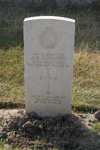 Ismailia War Memorial Cemetery - Giovanetti, Albert Harcourt